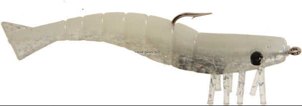 D.O.A. Pre-Rigged 3" Shrimp Scented Soft Lures - 3 pc.
