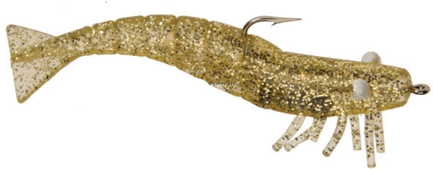 D.O.A. Pre-Rigged 3" Shrimp Scented Soft Lures - 3 pc.