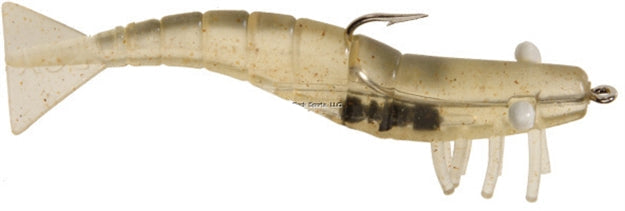 D.O.A. Pre-Rigged 3" Shrimp Scented Soft Lures - 3 pc.